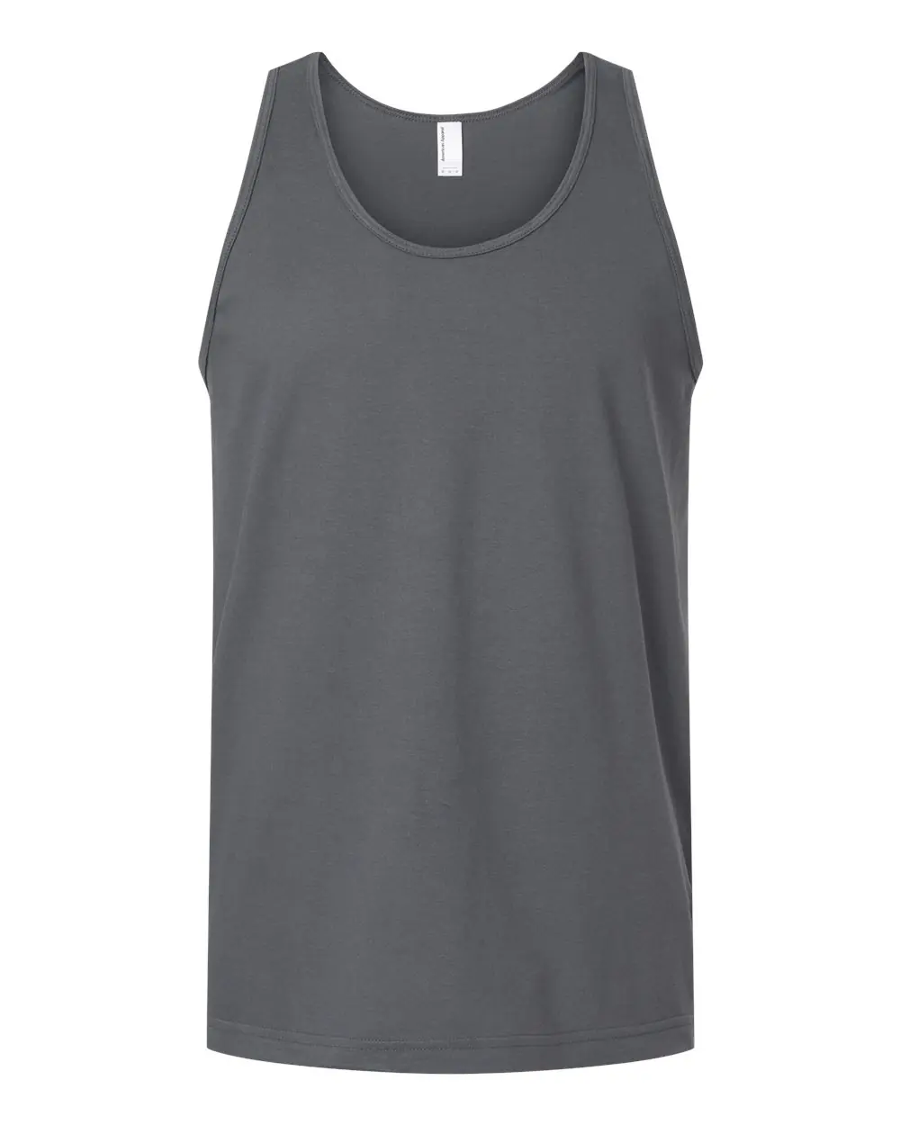 American Apparel Unisex Fine Jersey Tank in Asphalt