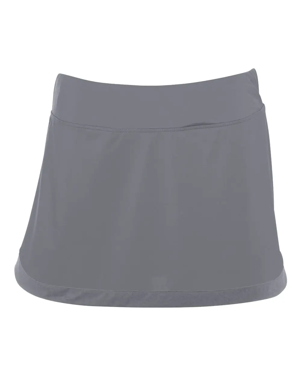Augusta Sportswear Girls' Action Color Block Skort in Graphite/ Graphite
