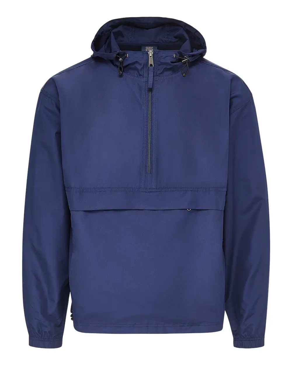 MV Sport Men's Pioneer Packable Wind Breaker Jacket in Athletic Navy