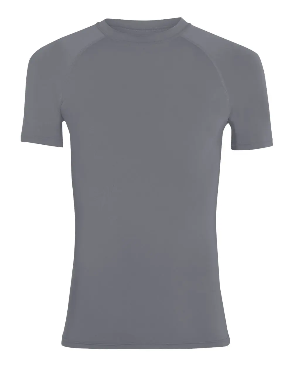 Augusta Sportswear Youth Hyperform Compression Raglan T-Shirt in Graphite