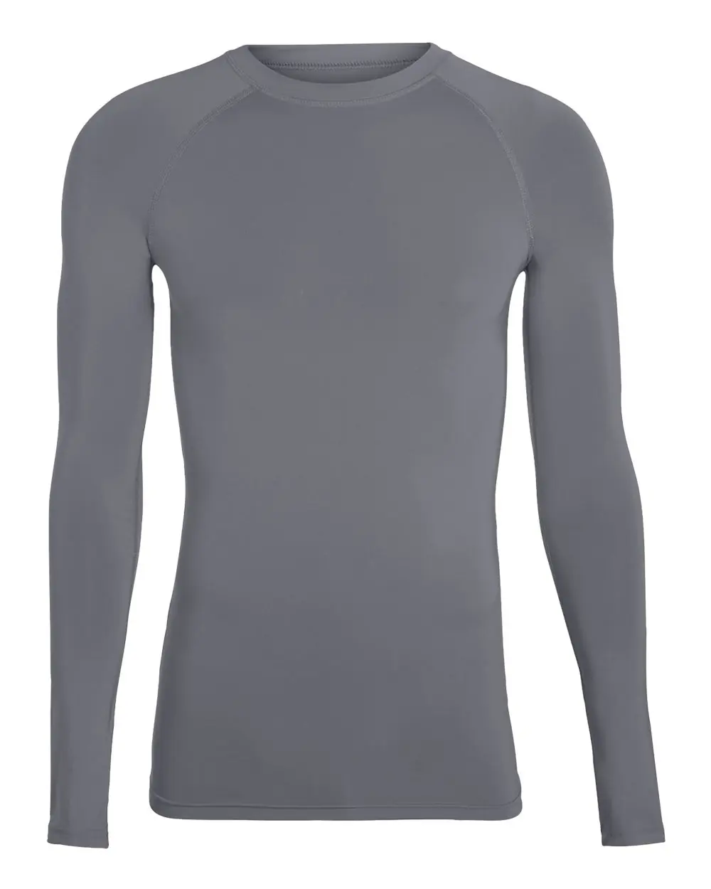 Augusta Sportswear Unisex Hyperform Compression Long Sleeve Shirt in Graphite