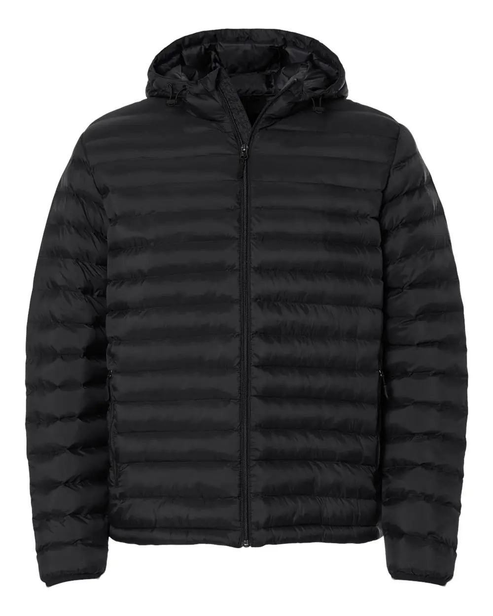Weatherproof Men's Lightweight Poly-filled Hooded Puffer Jacket