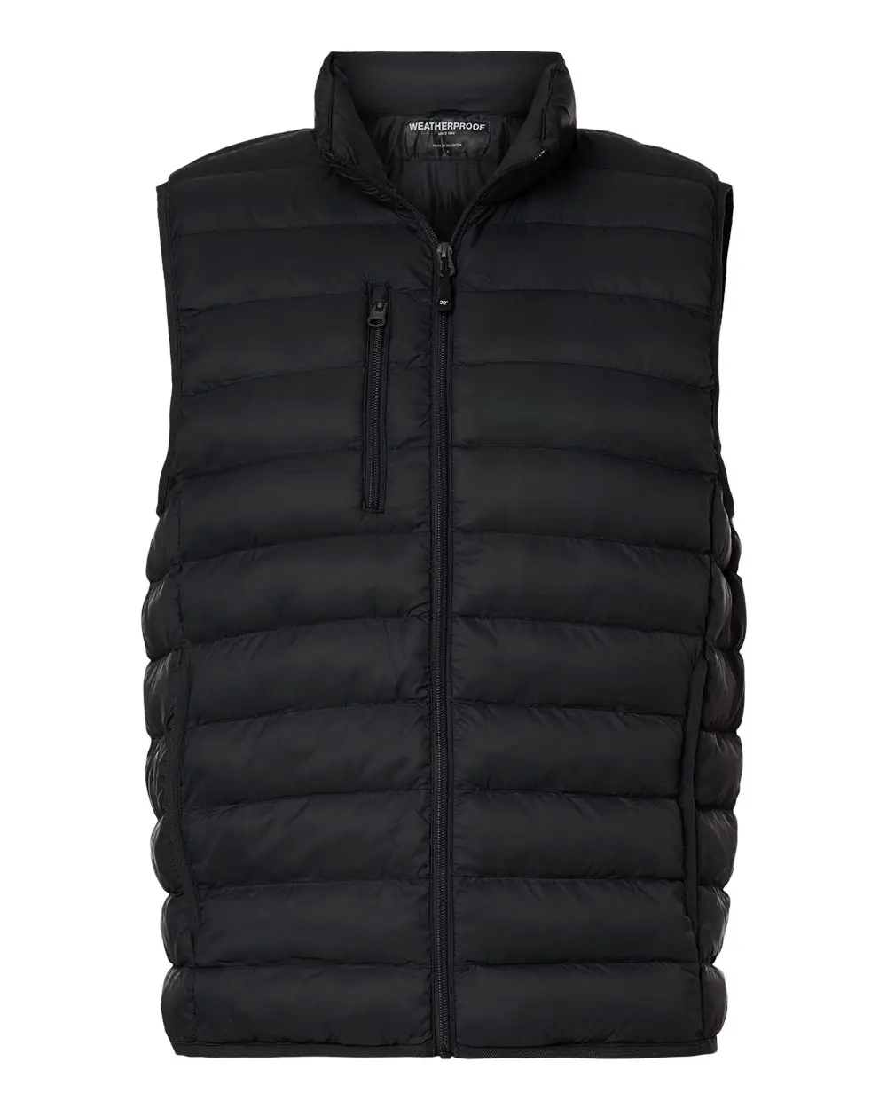 Weatherproof Men's Lightweight Poly-filled Packable Vest in Black