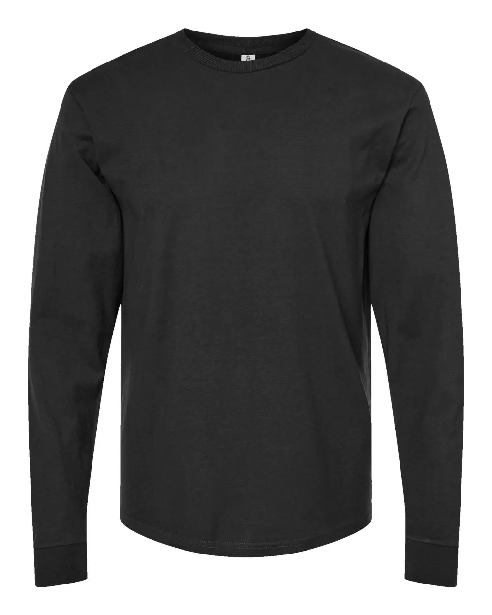 Tultex Unisex Heavyweight Jersey Long Sleeve T-Shirt in Black