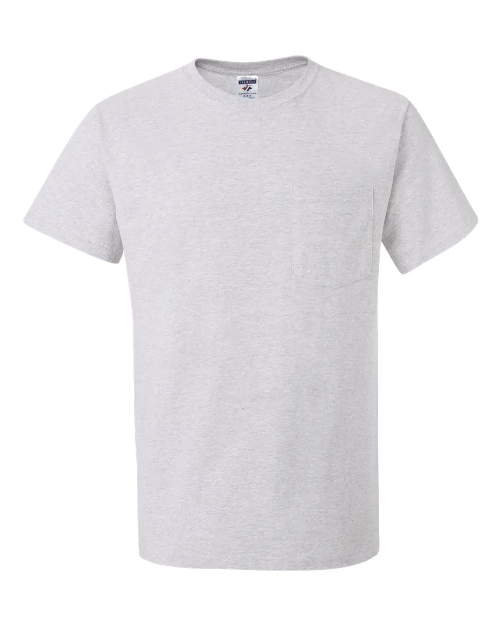 Jerzees Unisex Dri-Power® 50/50 Pocket T-Shirt in Ash