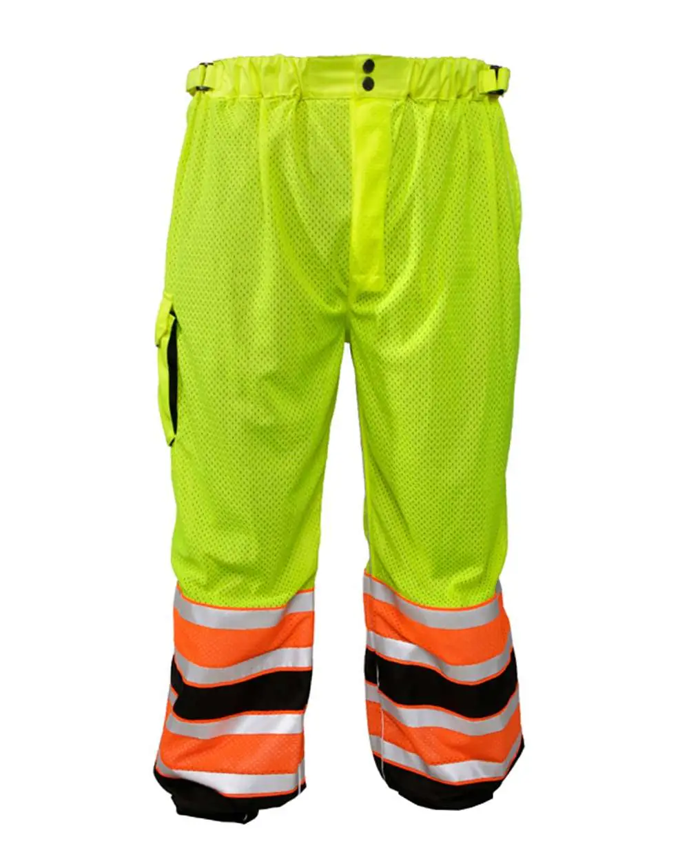 Kishigo Men's Premium Brilliant Series® Ultimate Reflective Mesh Pants in Lime