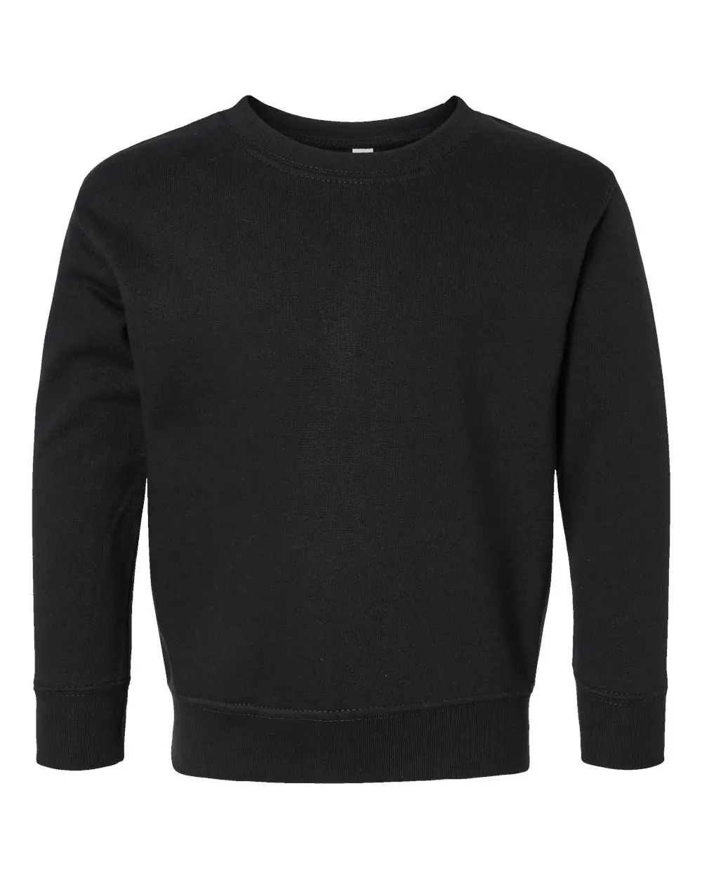 Rabbit Skins Toddler Fleece Crewneck Sweatshirt in Black