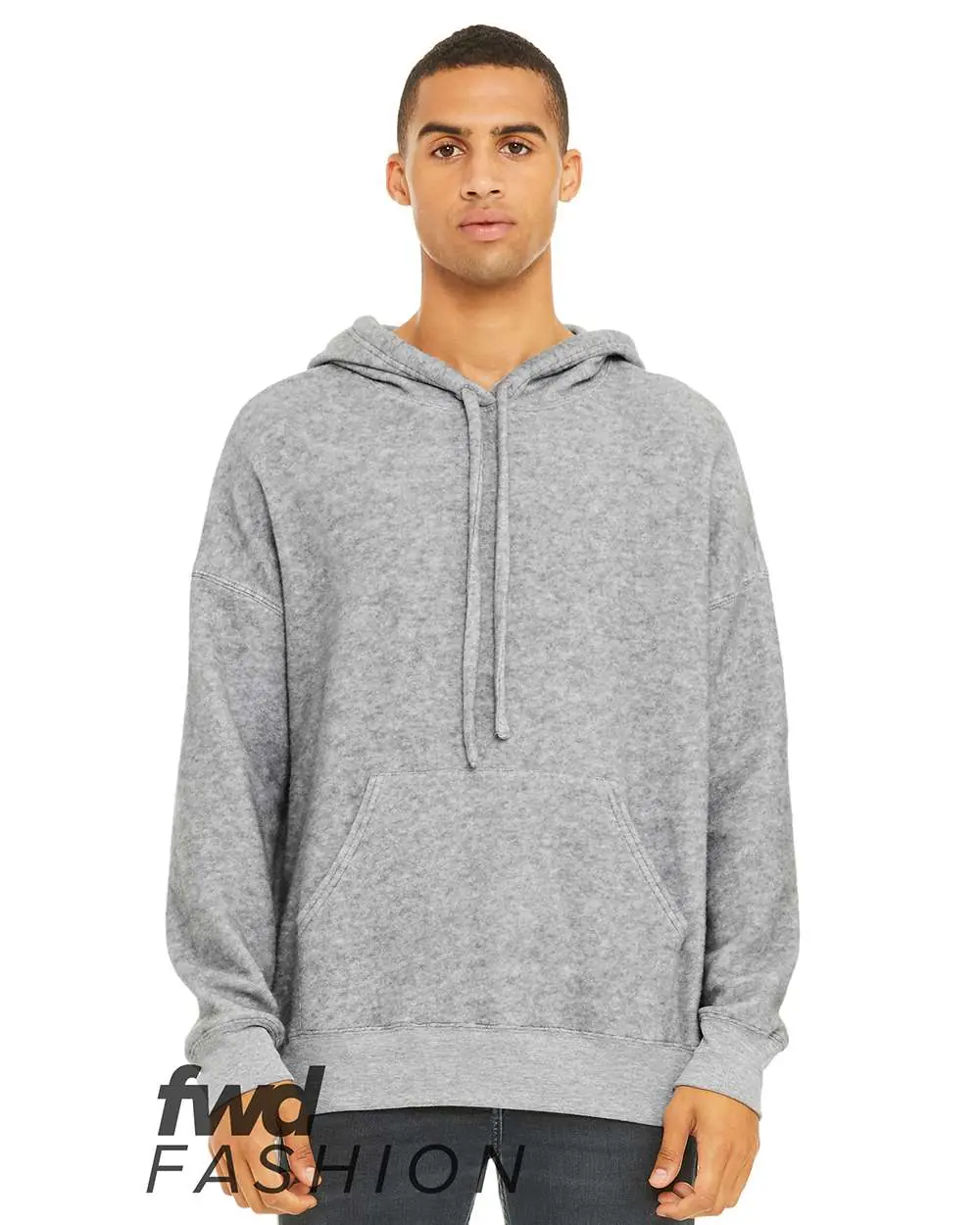 Bella + Canvas Unisex FWD Fashion Sueded Fleece Hoodie Sweatshirt