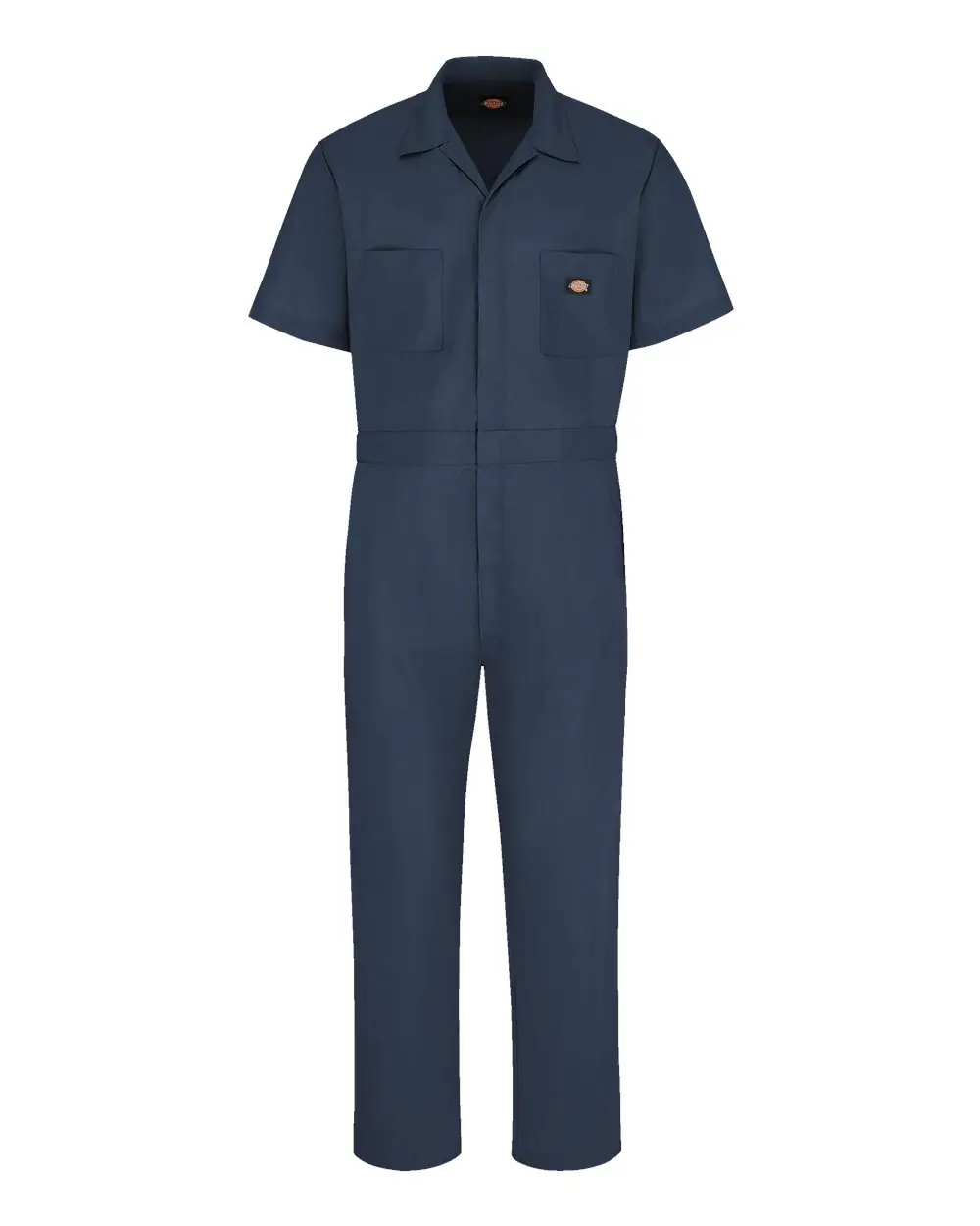 Dickies Men's Tall Short Sleeve Coverall in Dark Navy