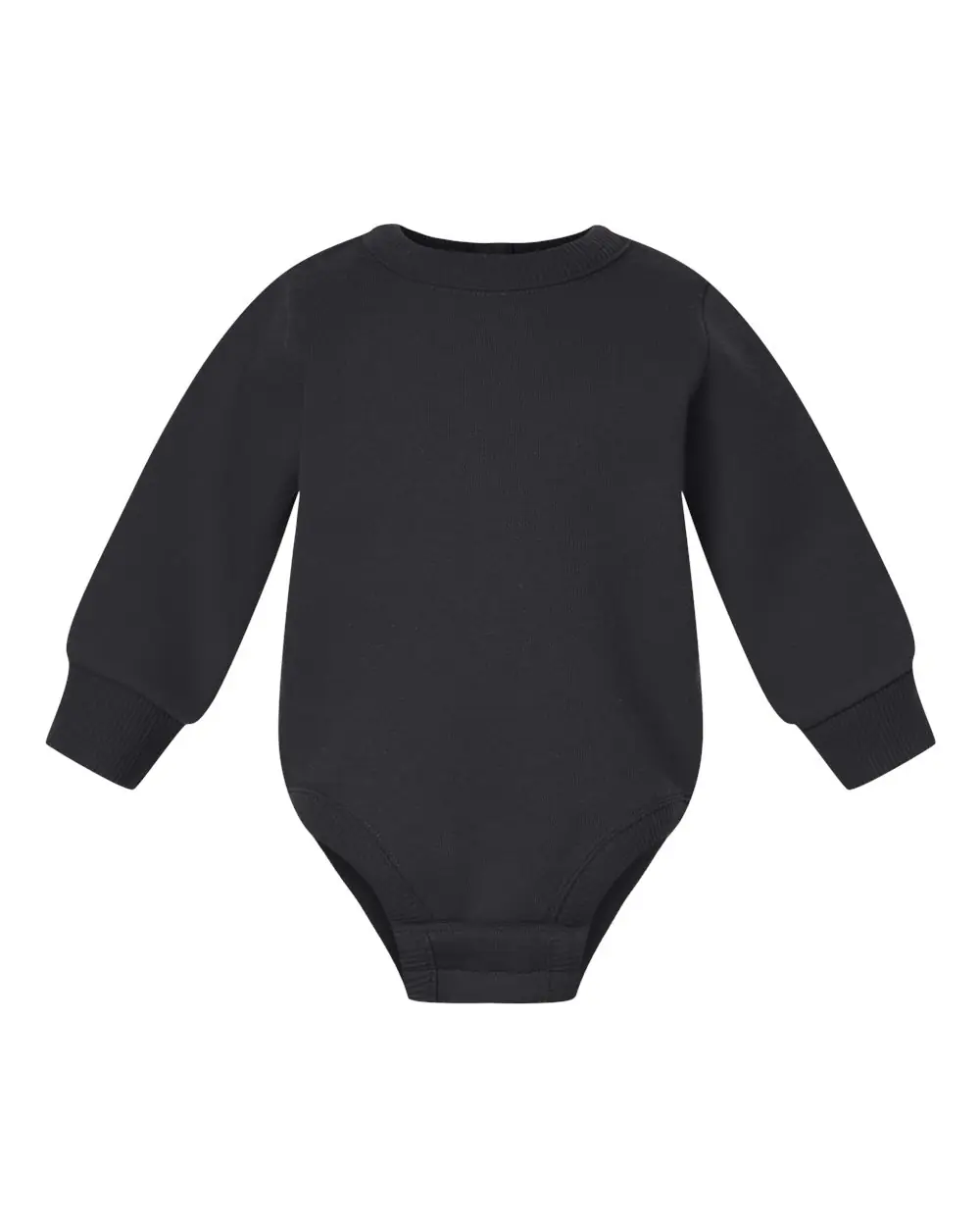 Rabbit Skins Infant Fleece Bodysuit in Black