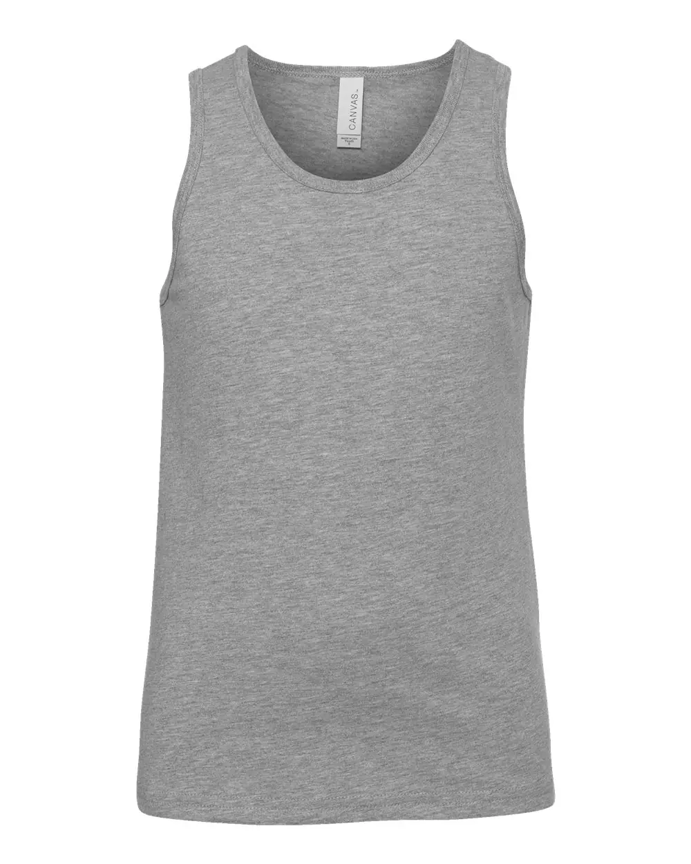 Bella + Canvas Youth Heather CVC Tank in Athletic Heather