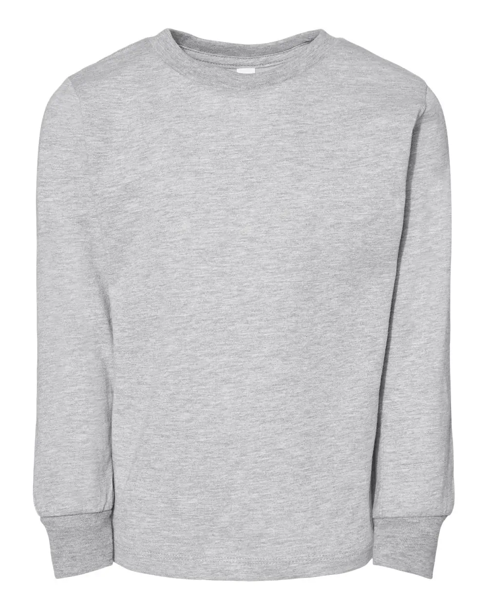 Bella + Canvas Toddler Jersey Long Sleeve Tee in Athletic Heather
