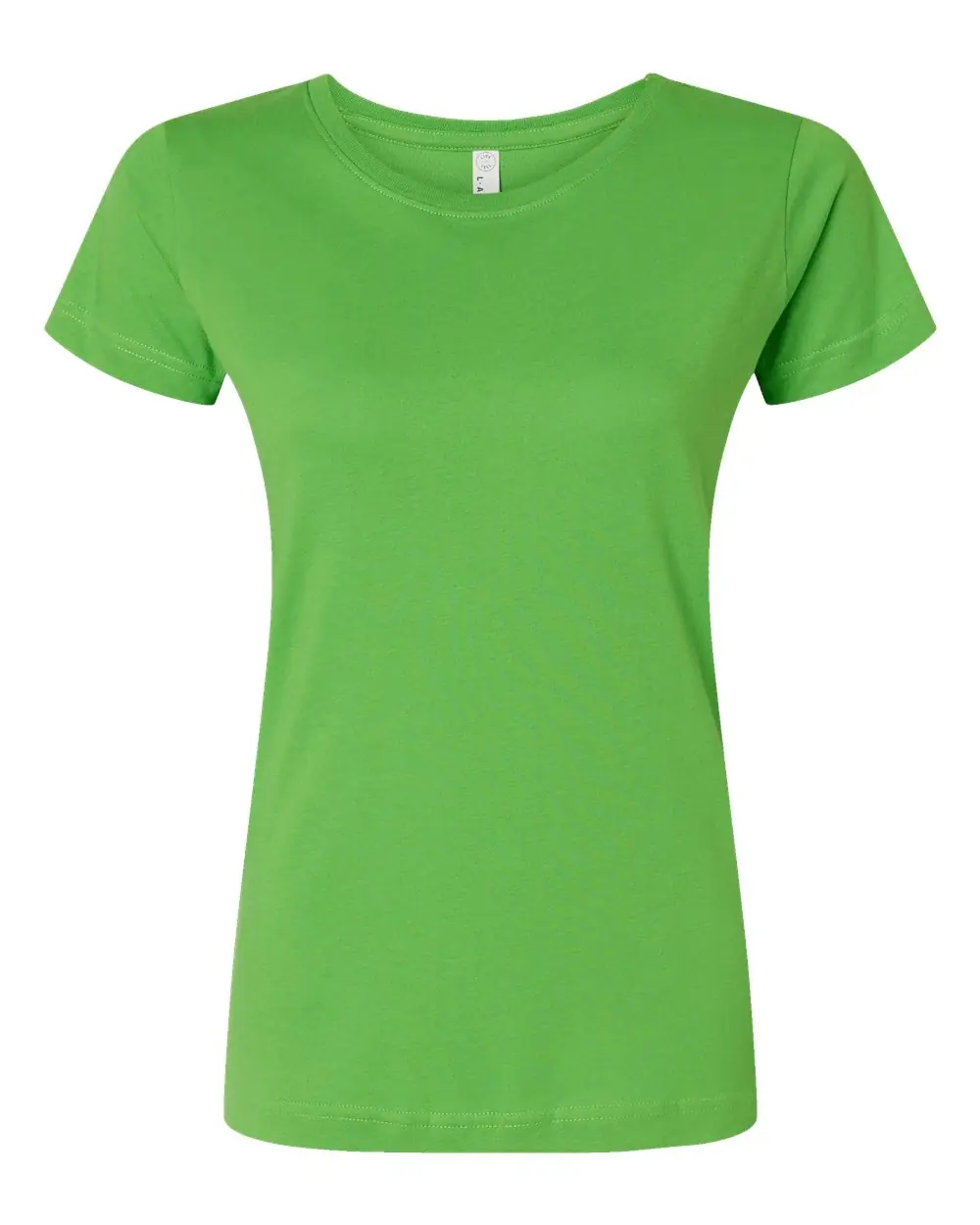 LAT Women's Fine Jersey Tee in Apple