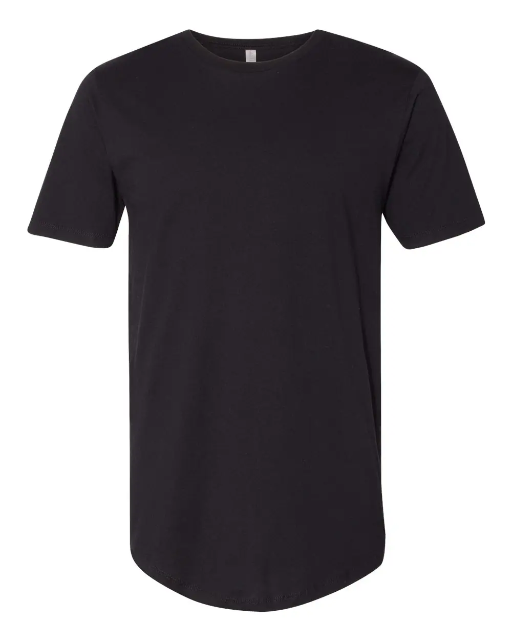 Next Level Apparel Men's Cotton Long Body T-Shirt in Black