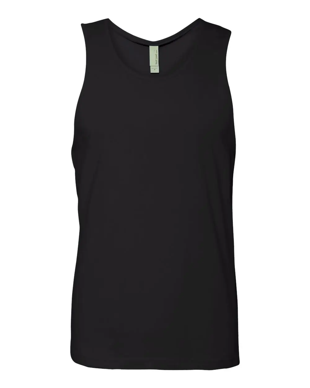 Next Level Apparel Men's Cotton Muscle Tank in Black