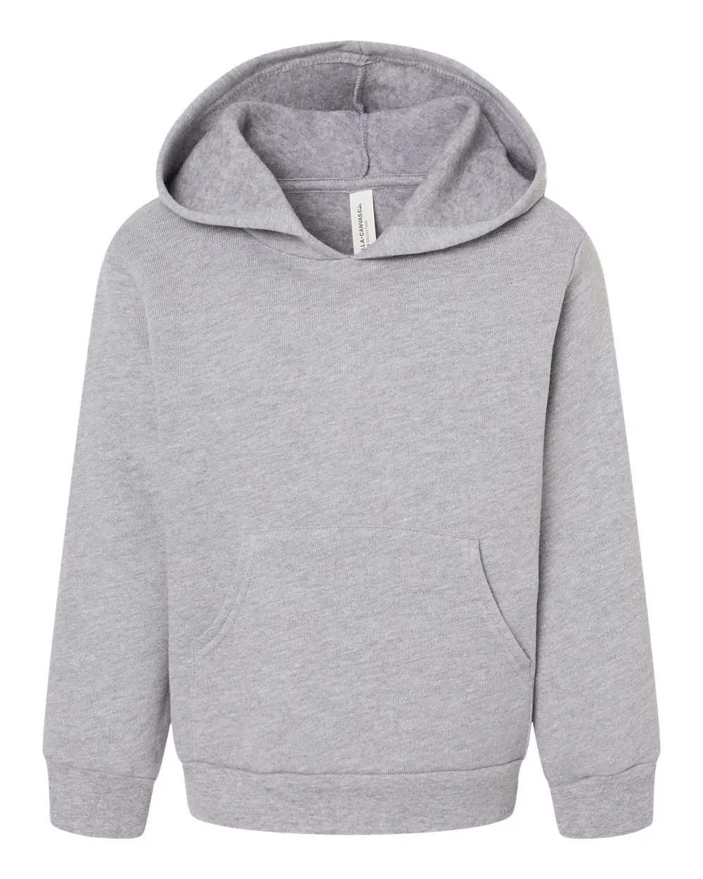 Bella + Canvas Toddler Sponge Fleece Pullover Hoodie Sweatshirt in Athletic Heather