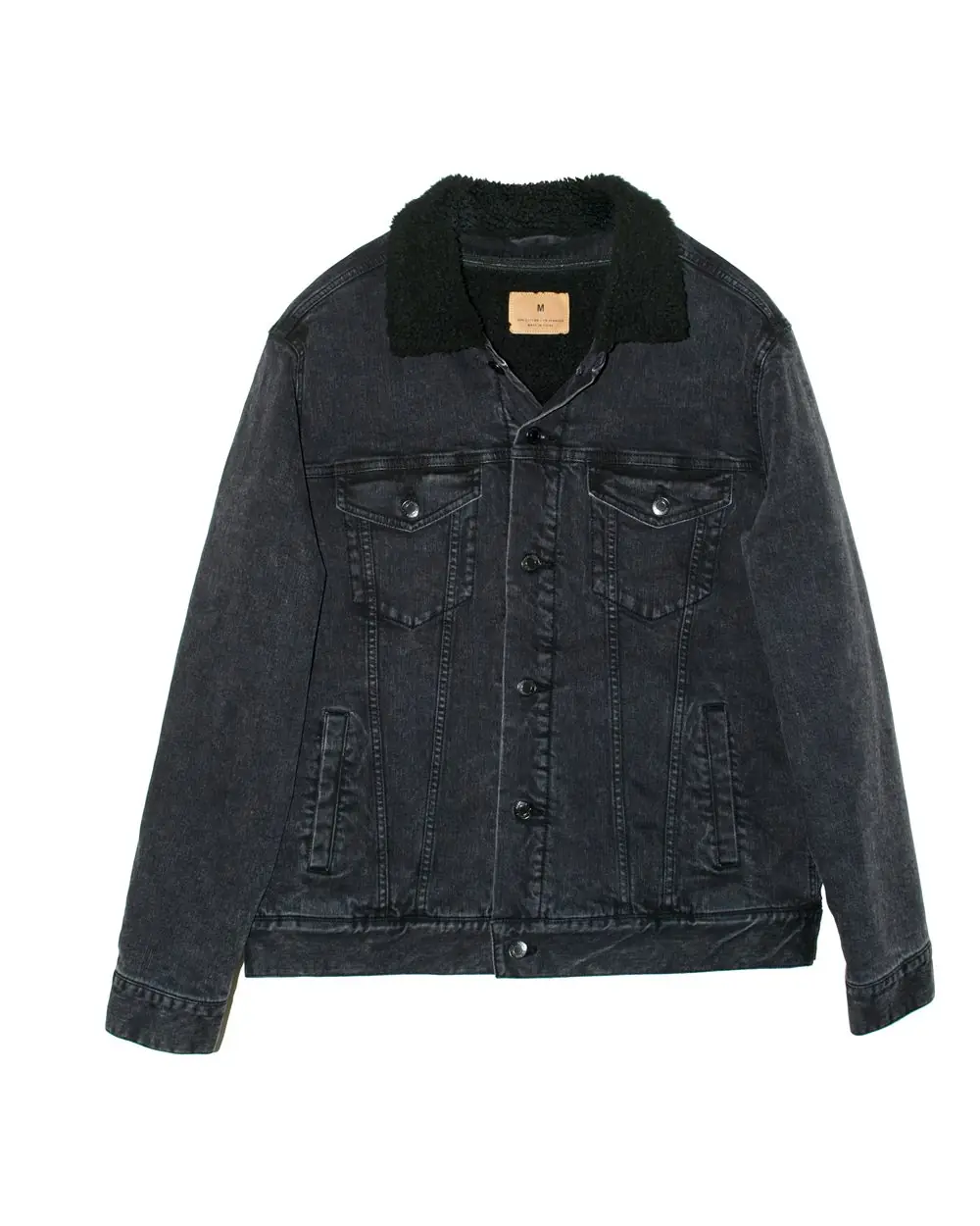 Threadfast Apparel Unisex Sherpa-Lined Denim Jacket