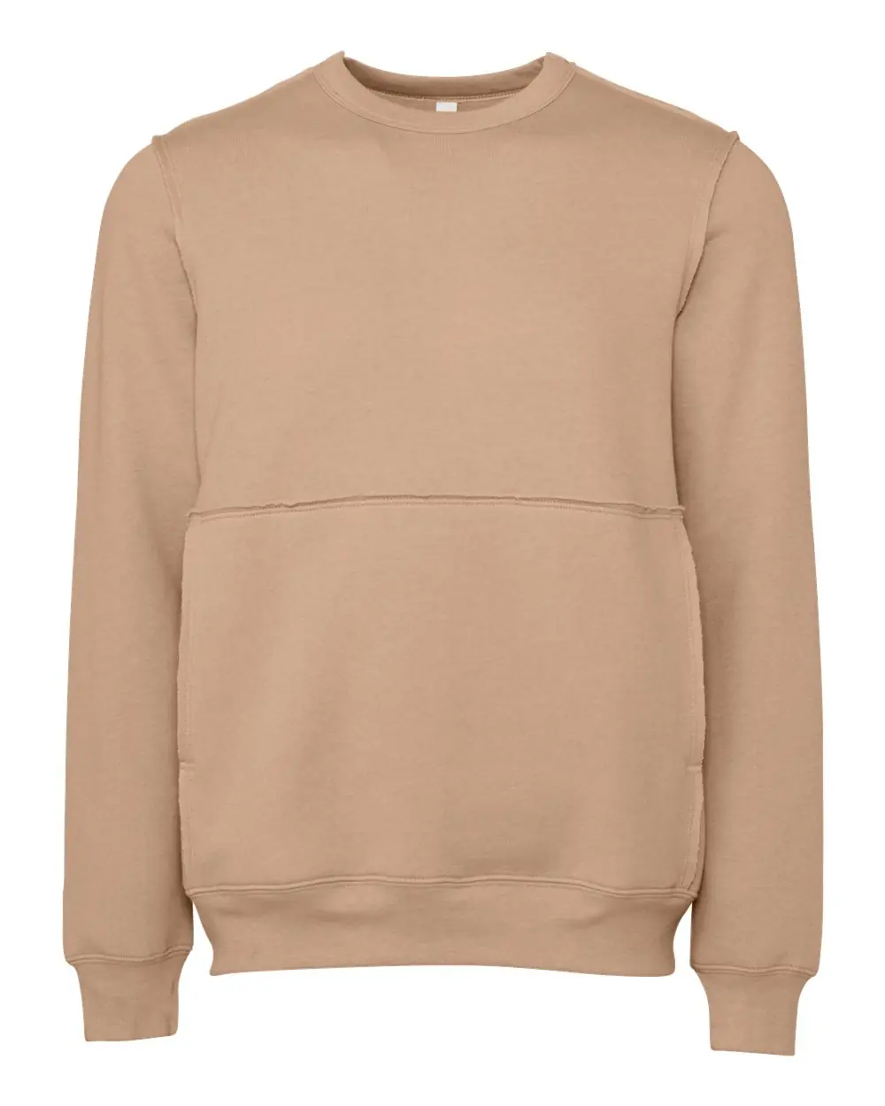 Bella + Canvas FWD Fashion Raw Seam Crewneck Sweatshirt