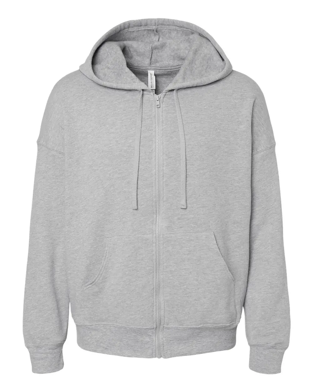 Bella + Canvas Unisex Sponge Fleece DTM Full-Zip Hoodie Sweatshirt