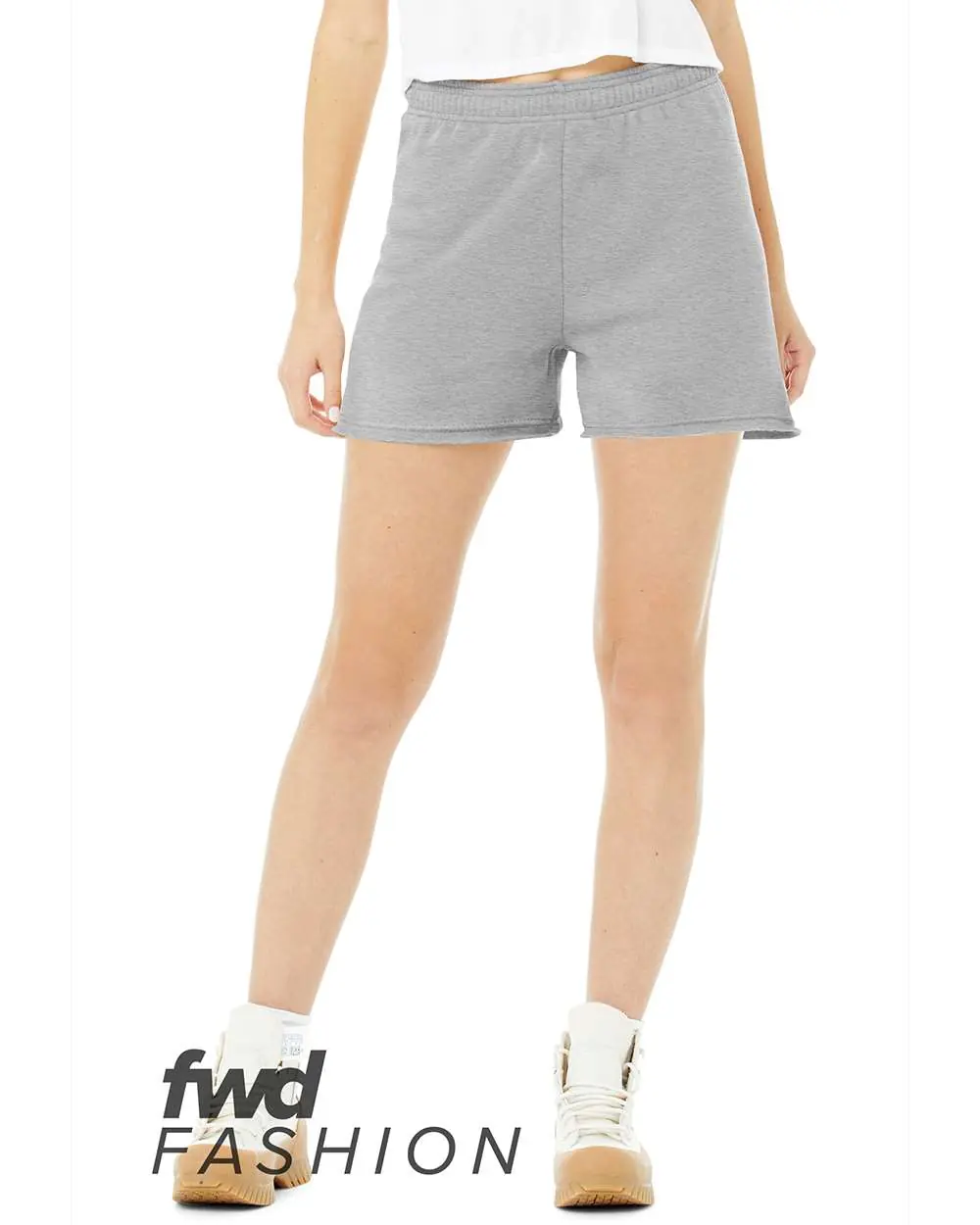 Bella + Canvas Women's FWD Fashion Cutoff Fleece Shorts