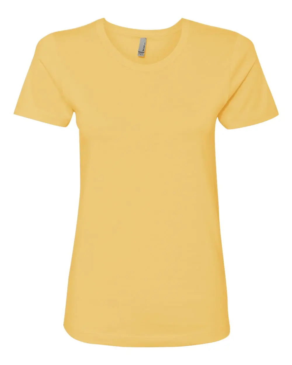 Next Level Apparel Women’s Cotton T-Shirt in Banana Cream