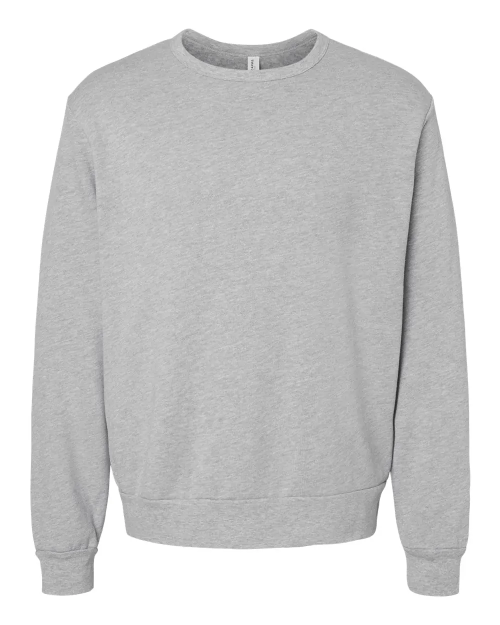 Bella + Canvas Unisex Sponge Fleece Classic Crewneck Sweatshirt in Athletic Heather