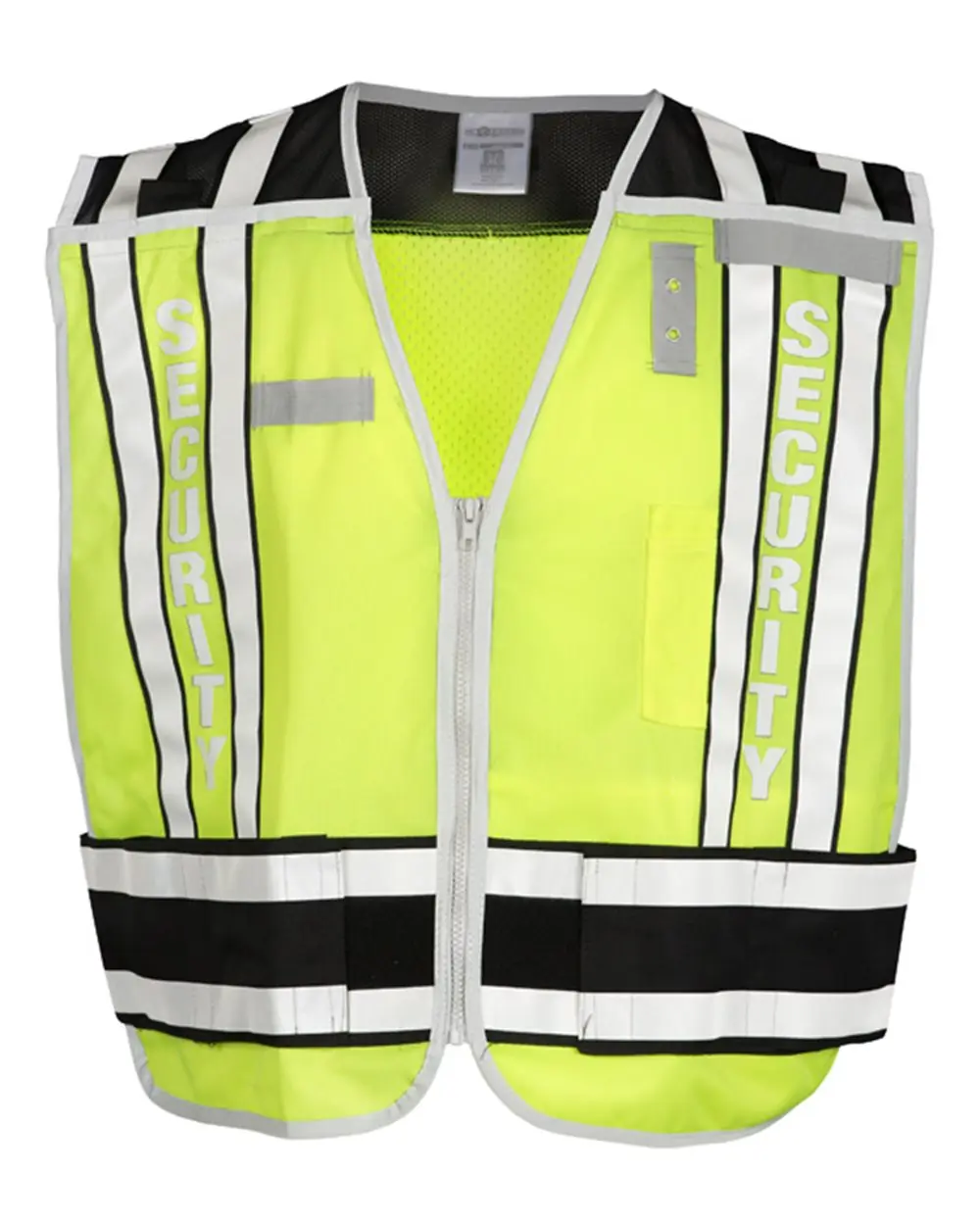Kishigo Unisex Security Vest in Lime/ Black