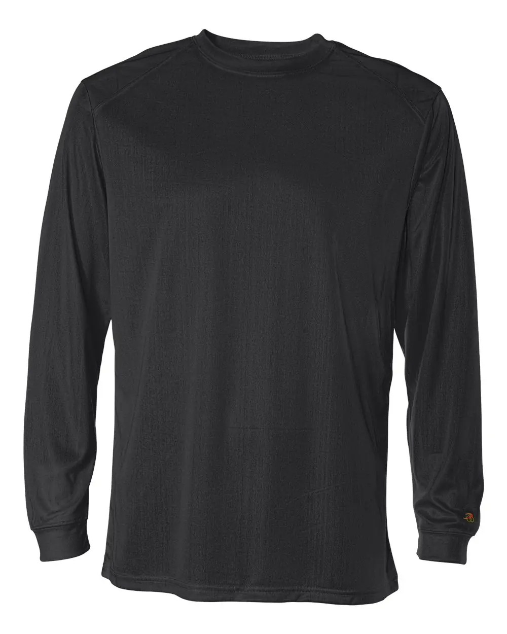 Badger Unisex B-Core Long Sleeve T-Shirt in Black