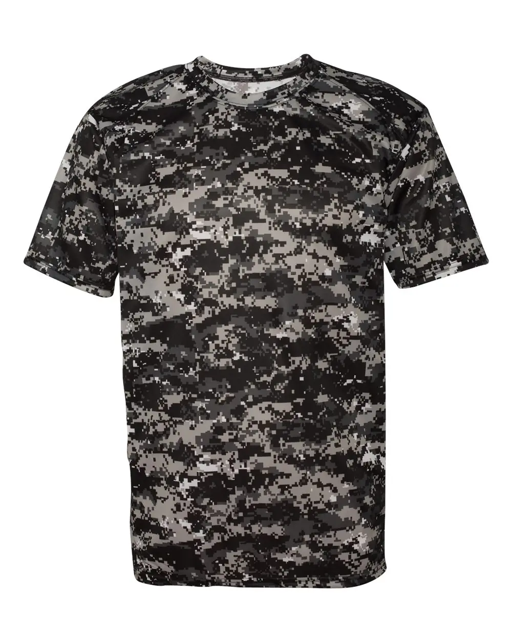 Badger Men's Digital Camo T-Shirt in Black Digital