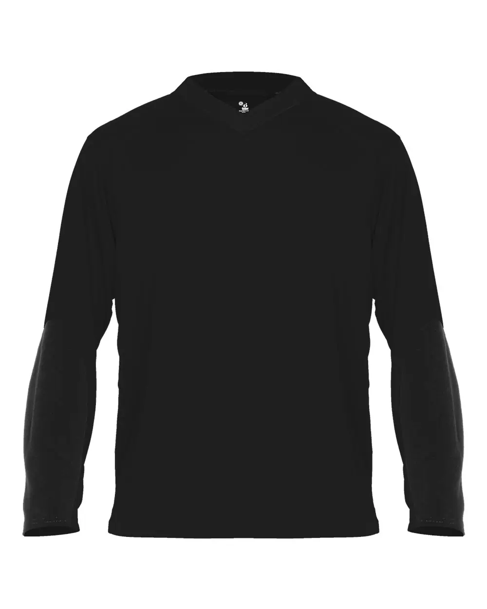 Badger Unisex Sweatless Long Sleeve T-Shirt in Black