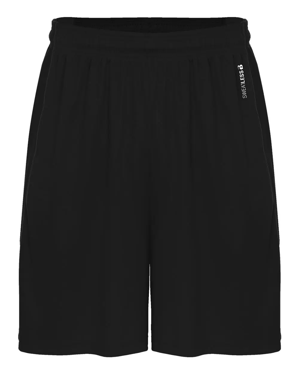 Badger Unisex Sweatless Shorts in Black