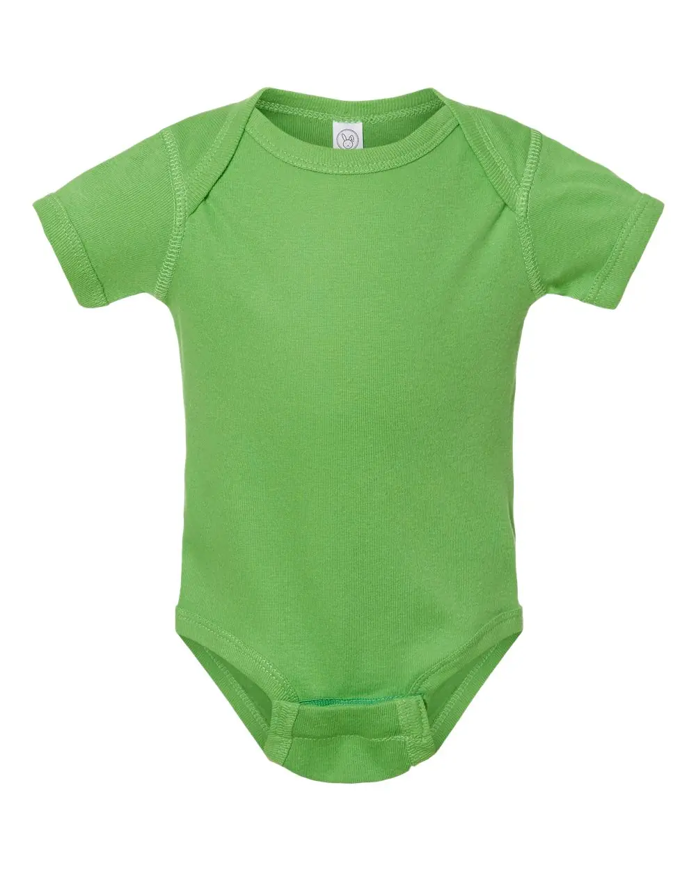 Rabbit Skins Infant Baby Rib Bodysuit in Apple