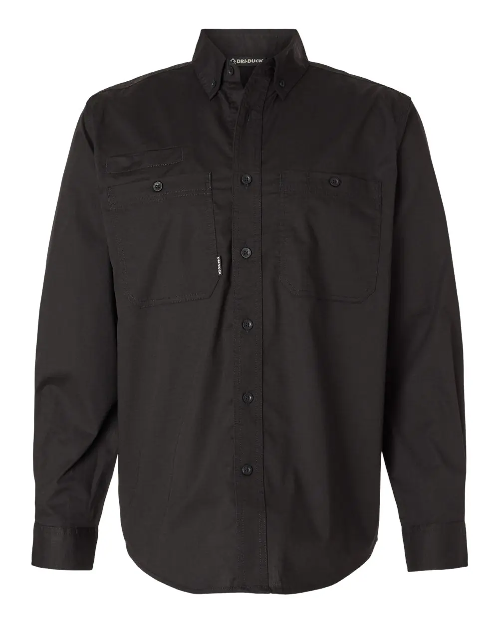DRI DUCK Men's Craftsman Woven Shirt in Black