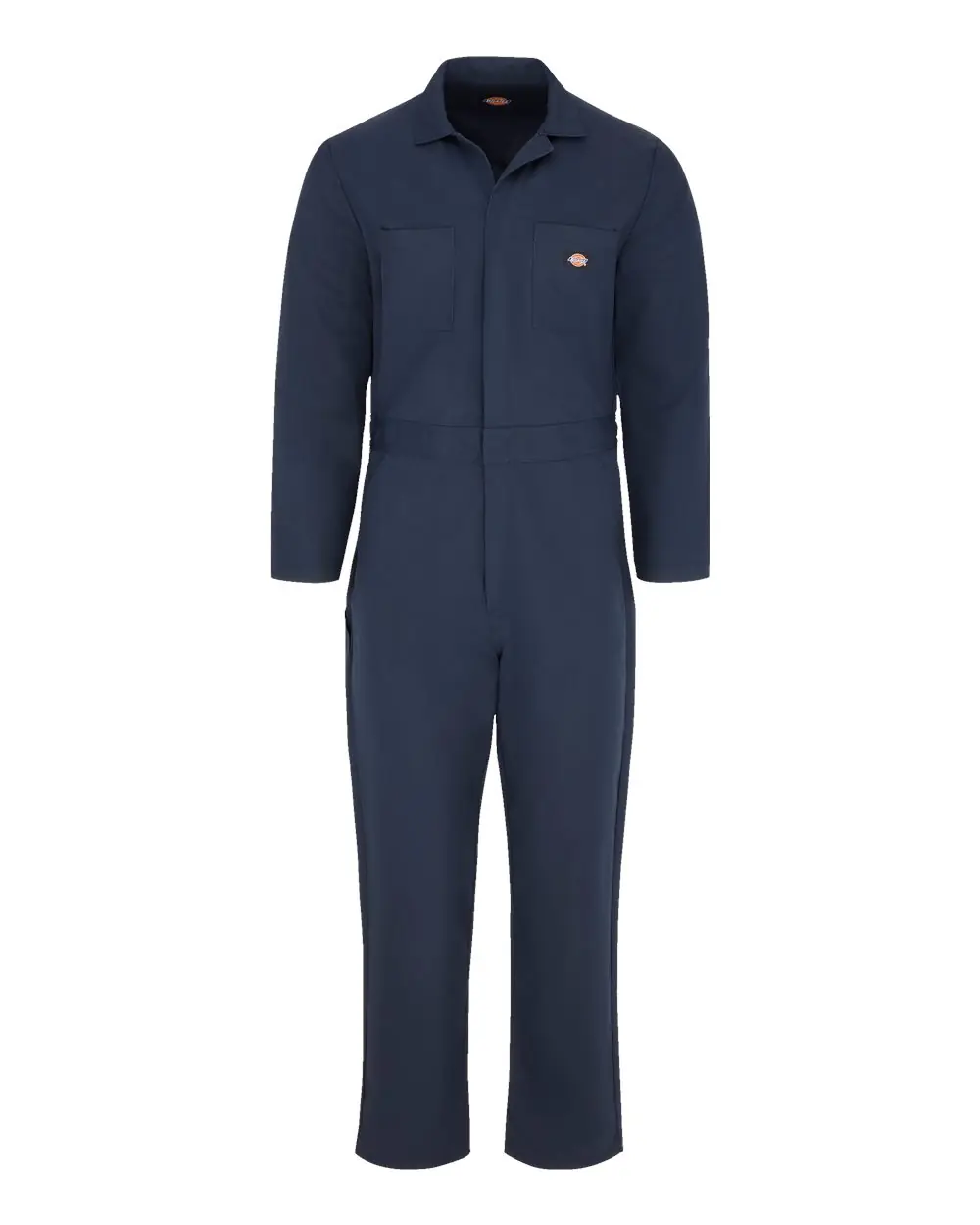 Dickies Men's Basic Blended Long Sleeve Coverall in Dark Navy