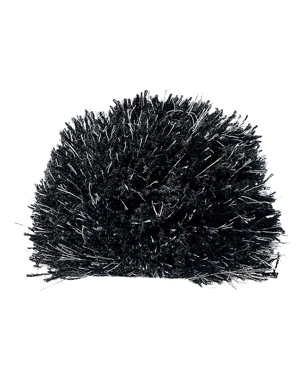 J. America Swapable Beanie Pom Pom in Black/ Silver