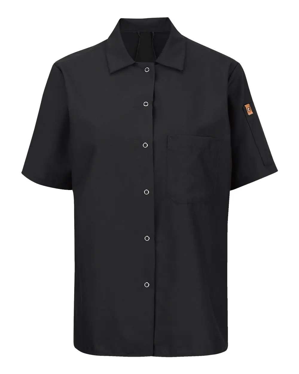 Chef Designs Women's Mimix™ Short Sleeve Cook Shirt with OilBlok