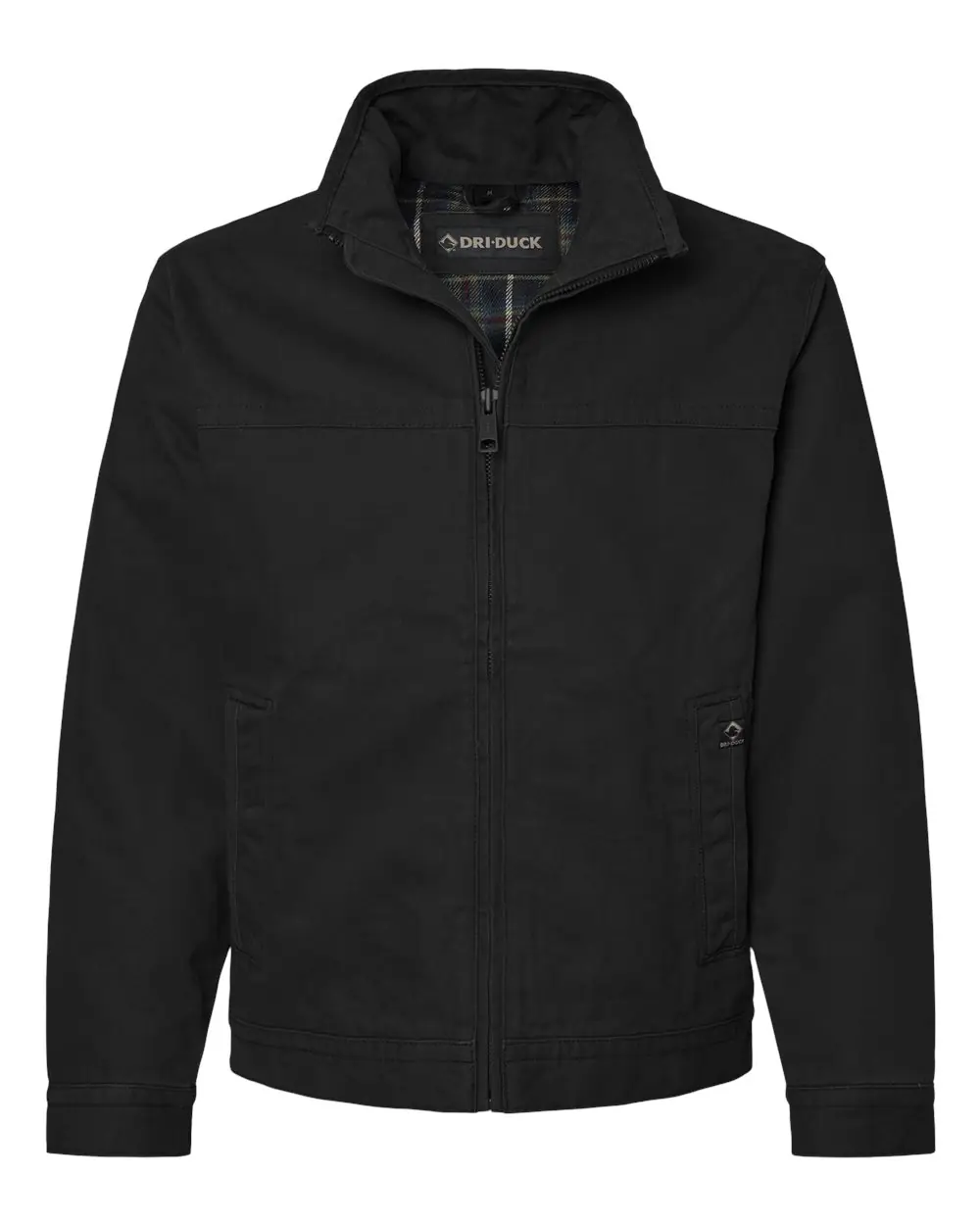 DRI DUCK Men's Tall Maverick Boulder Cloth™ Jacket with Blanket Lining in Black