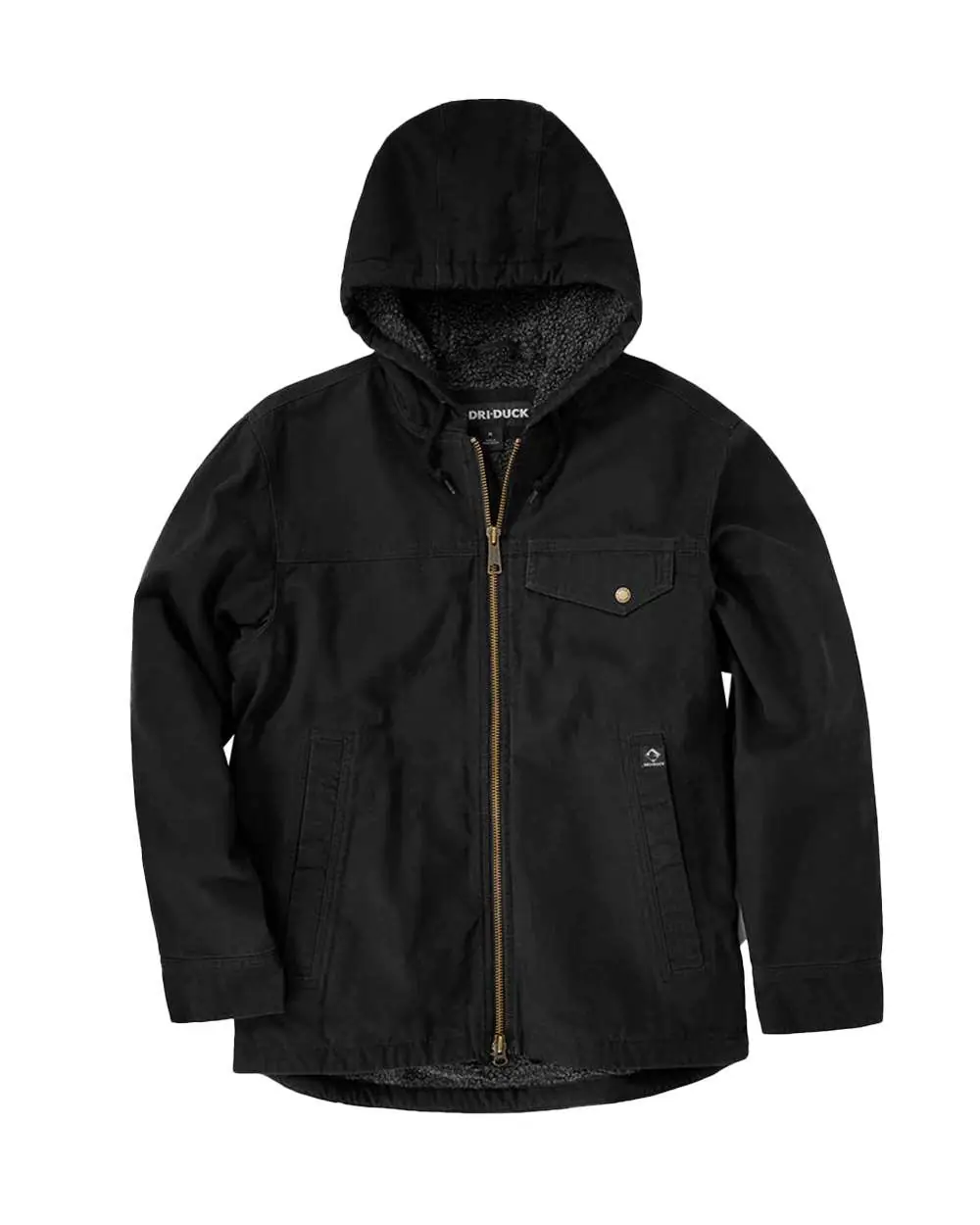 DRI DUCK Men's Quest Lifestyle Canvas Jacket in Black