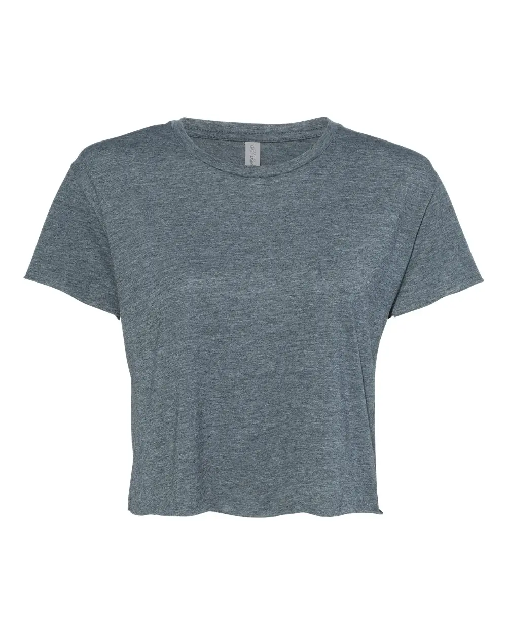 Next Level Apparel Women's Festival Crop Top in Antique Denim