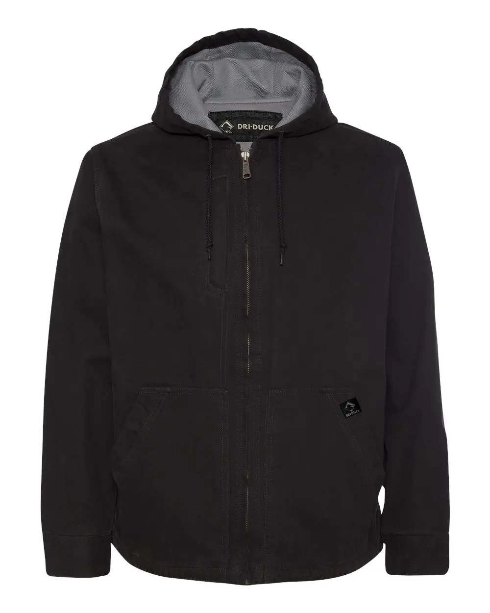 DRI DUCK Men's Laredo Boulder Cloth™ Canvas Jacket with Thermal Lining in Black
