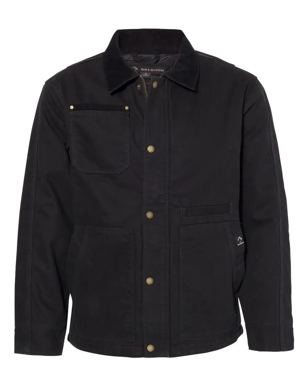 DRI DUCK Men's Tall Rambler Boulder Cloth Jacket in Black
