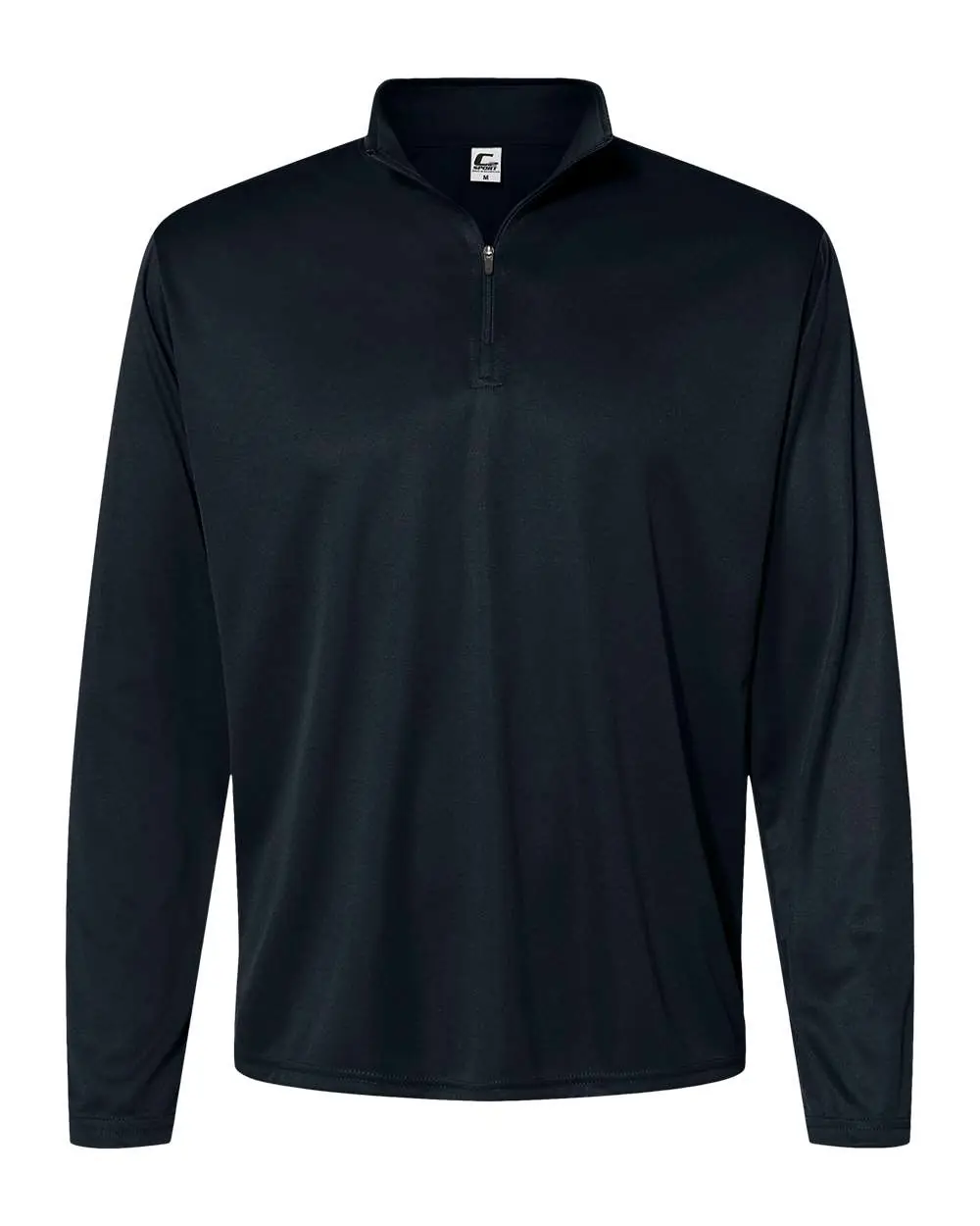 C2 Sport Men's Quarter-Zip Pullover in Black
