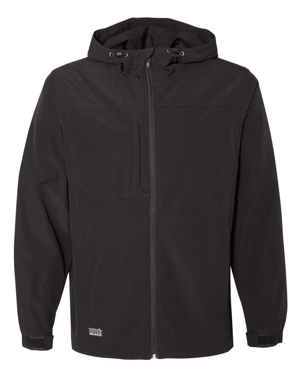 DRI DUCK Men's Apex Soft Shell Hooded Jacket in Black