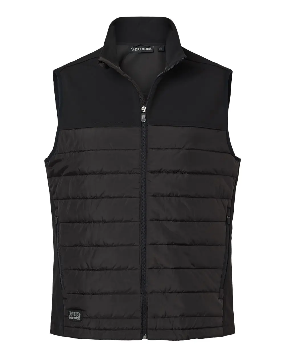 DRI DUCK Men's Summit Soft Shell Puffer Vest in Black