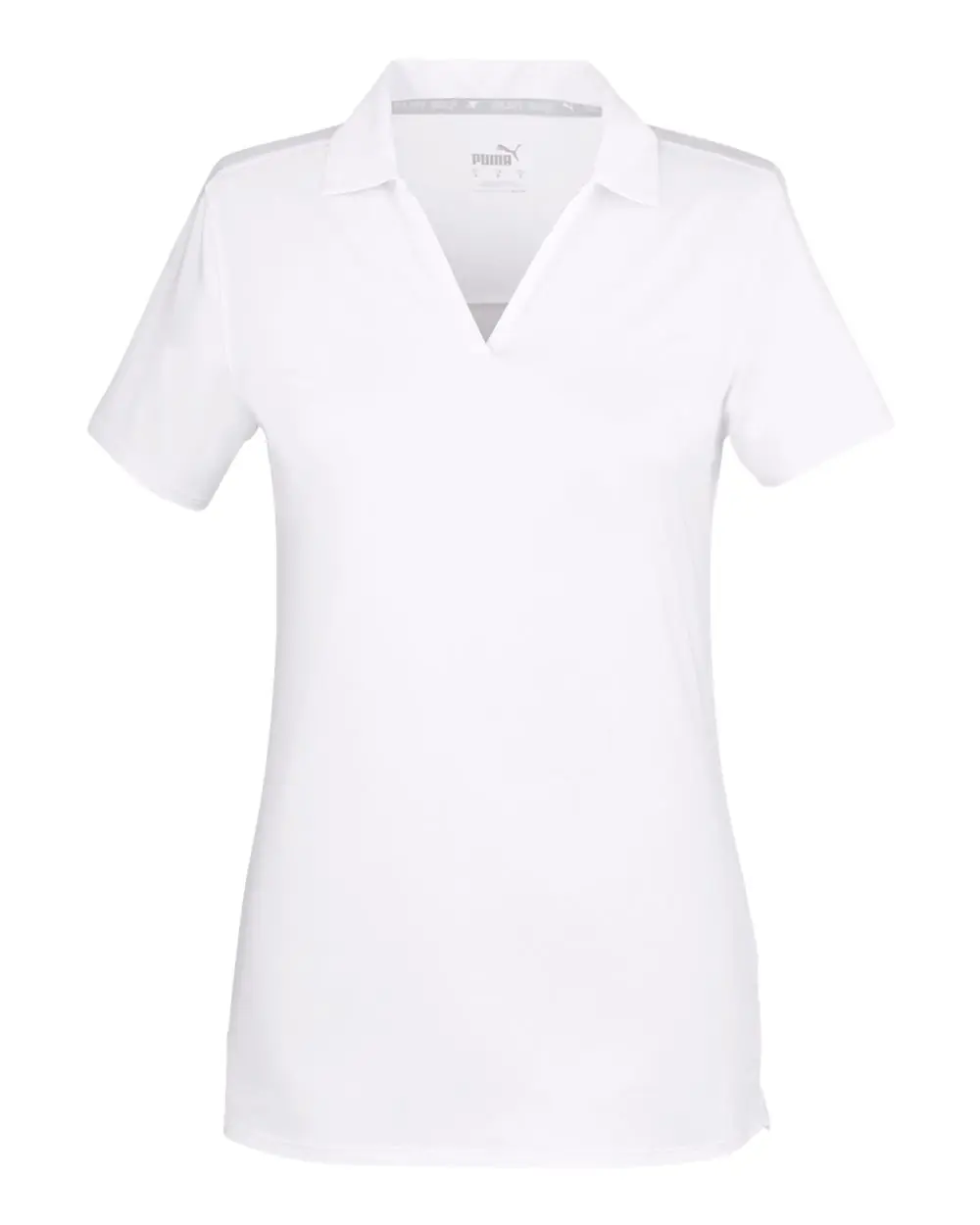 Puma Golf Women's Cloudspun Coast Polo in Bright White