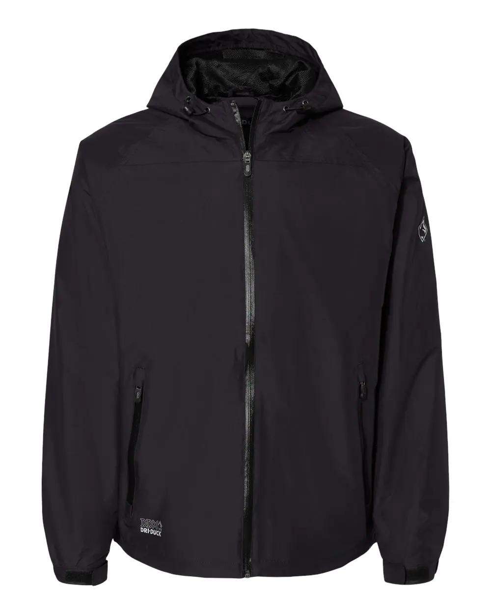 DRI DUCK Unisex Torrent Waterproof Hooded Jacket in Black