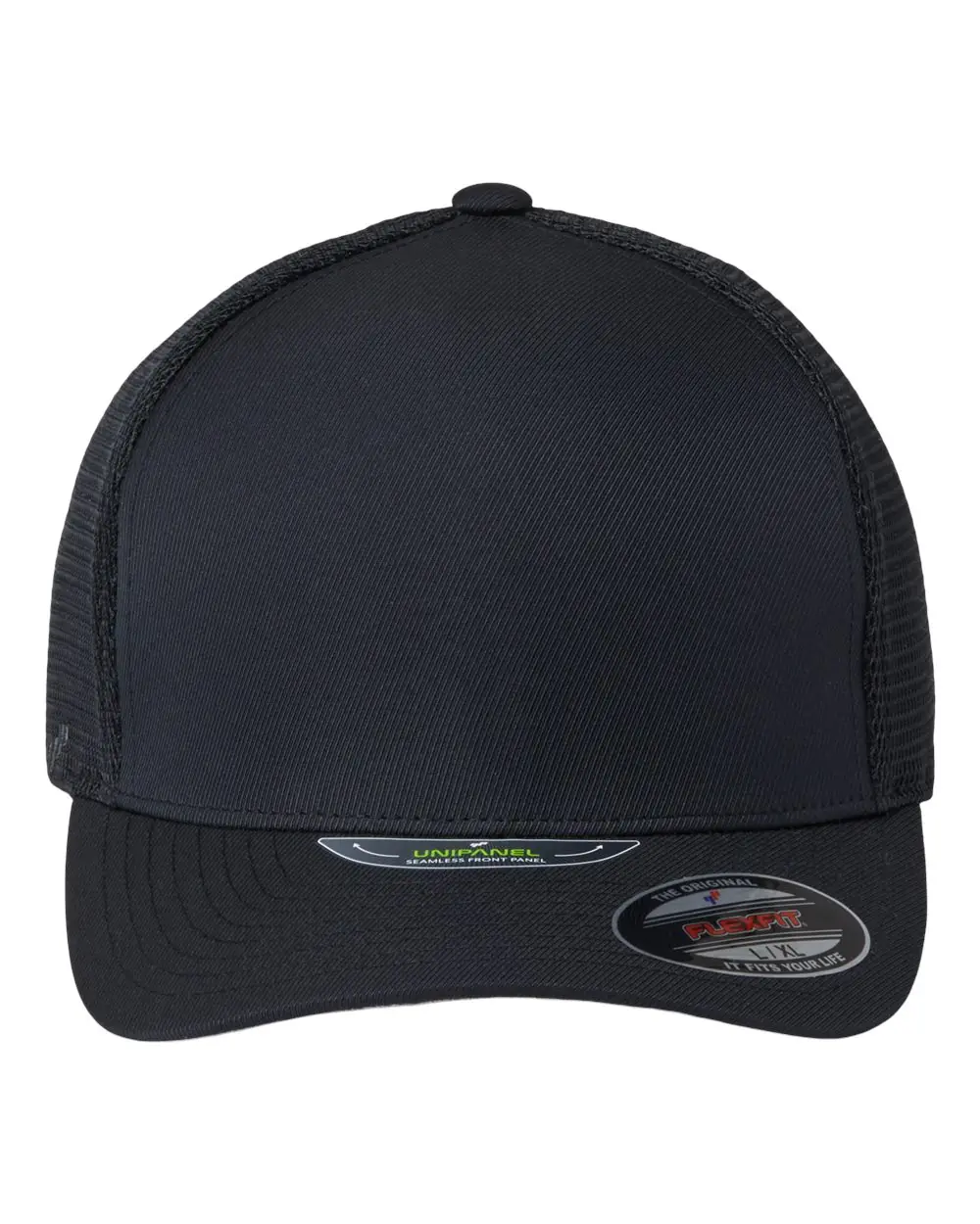 Flexfit Unipanel™ Trucker Cap in Black