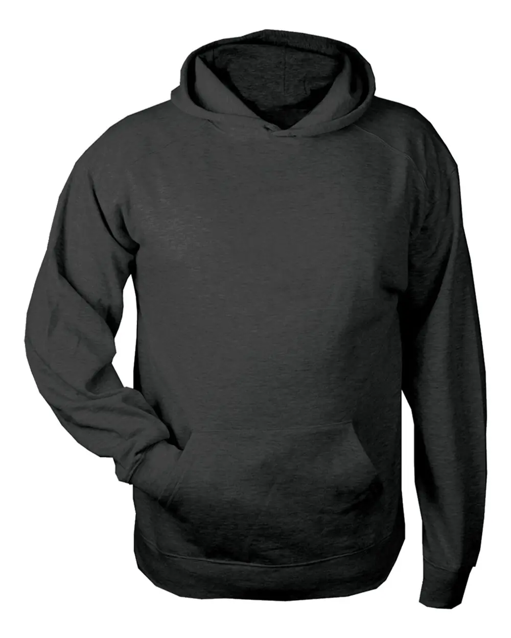 C2 Sport Youth Fleece Hooded Sweatshirt in Black