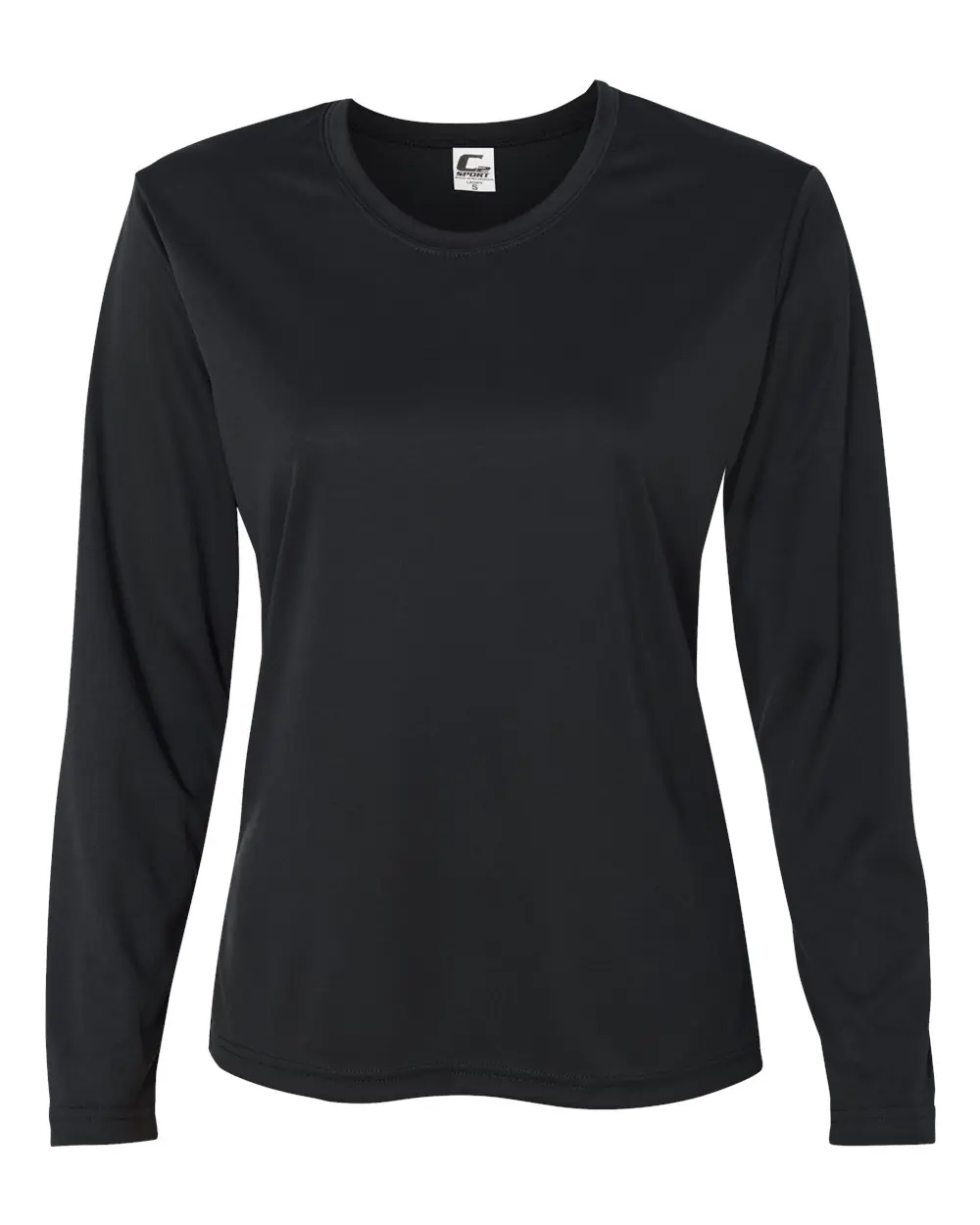 C2 Sport Women's Performance Long Sleeve T-Shirt in Black