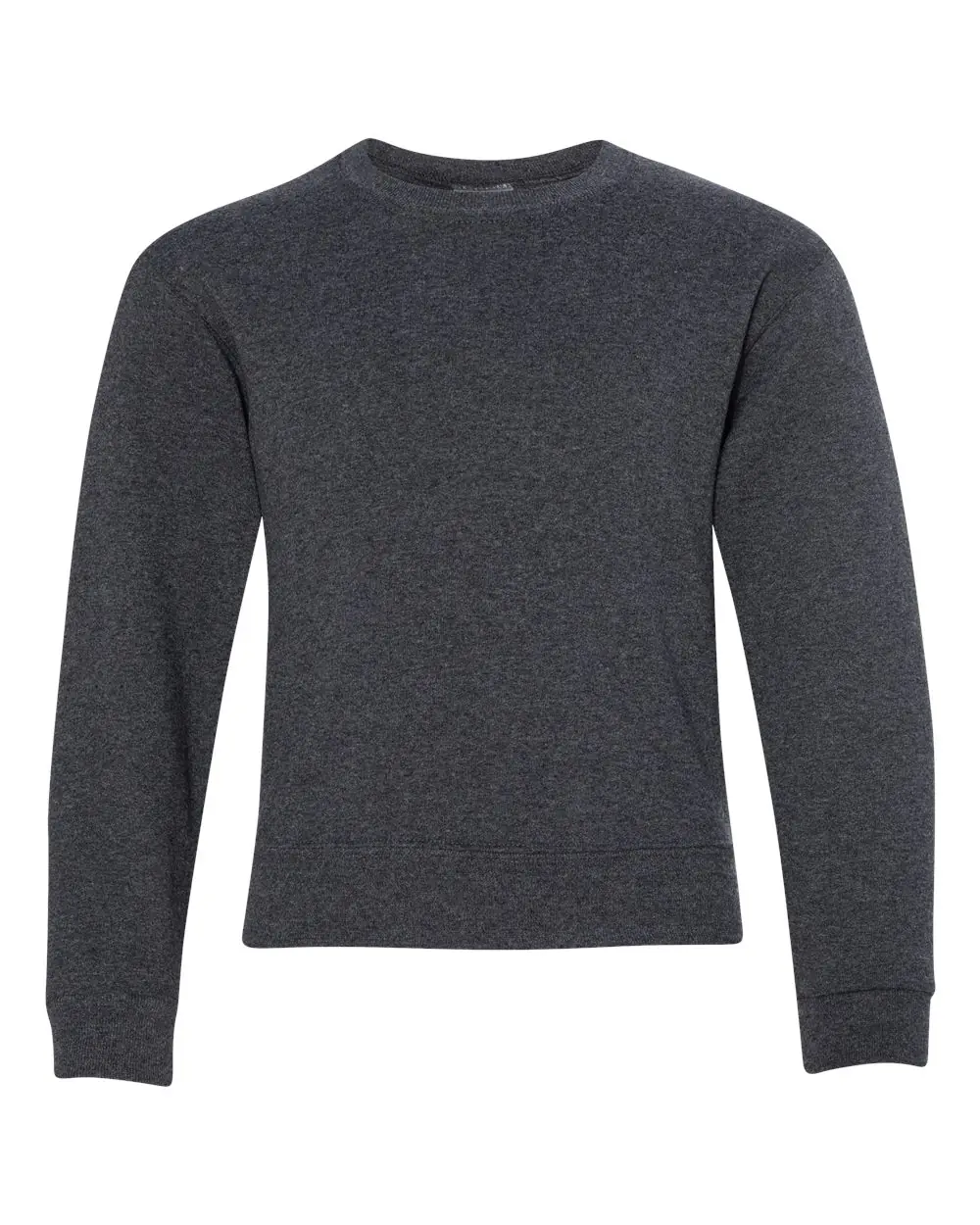 Jerzees Youth NuBlend® Crewneck Sweatshirt in Black Heather
